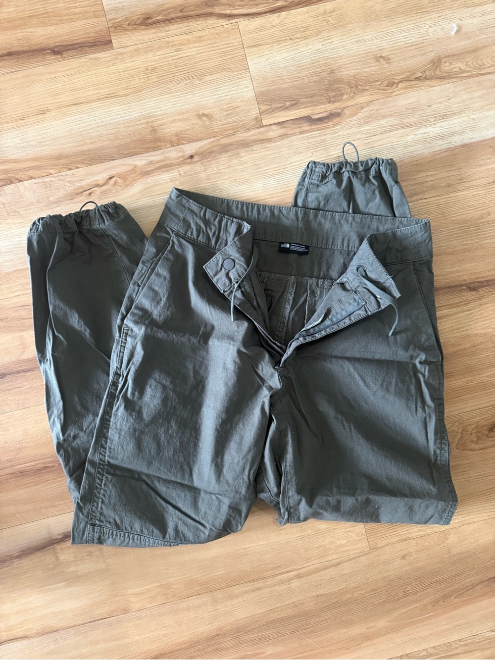 Women’s Olive Green Casual Drawstring Pants